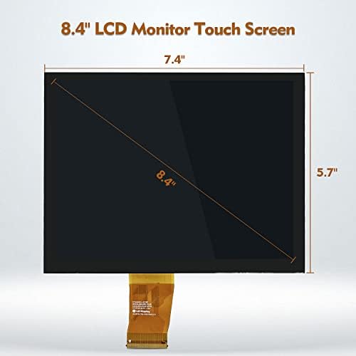 Zamjena 8.4 Uconnect 4c UAQ LCD monitor dodirni ekran, kompatibilan sa 2017-2021 je-e-p chrysler dodg-e ram la084x01-sl01