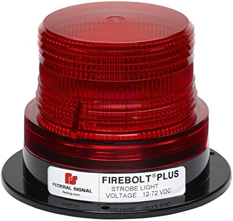Federalni signal 220200-04 FireBolt plus crveni 3,61 Strobe Beacon