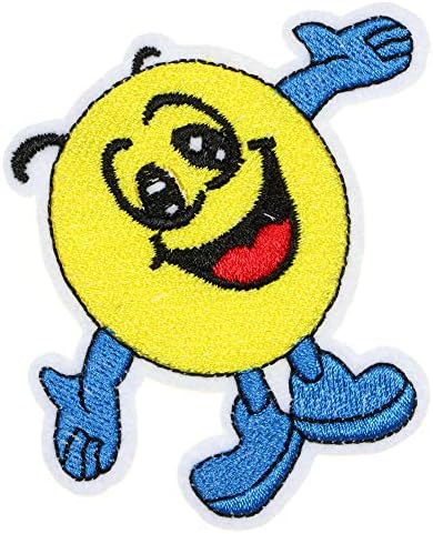 JPT - osmijeh crtani izvezeni aplicirani željezo / šivati ​​/ šivanje na zakrpama značka slatka logo zakrpa na