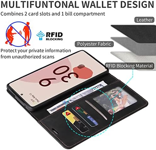 Zzxx Google Pixel 7 Pro case Wallet sa [RFID Blocking] Slot za kartice Photo Fram Kickstand