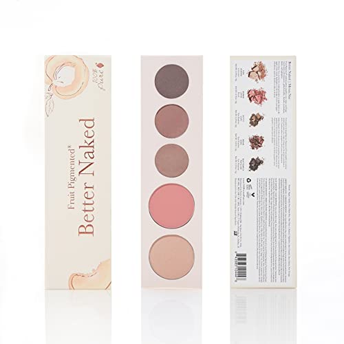 PURE better Naked Makeup Palette all in one Compact 3 sjenilo, rumenilo, Highlighter za lice,