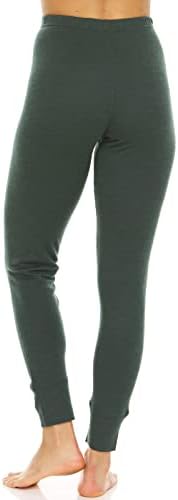 Minus33 Franconia Ženske bazne hlače za vele za vele težine - Merino vuna - Termalna dna - bez obnovljive