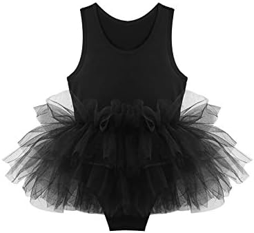ZDHOOR Little Big Girls Classis Racer Tutu Balet Leotard Fluffy CO-slojeve plesne haljine Ballerina Camisole