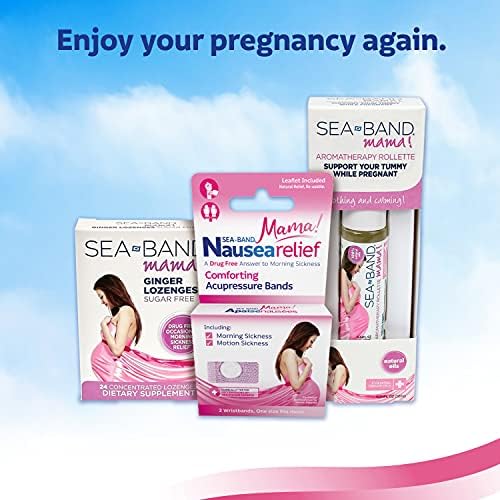 Sea Band Mama! Aromaterapija protiv mučnine Rollette sa eteričnim uljima za trudničke jutarnje bolesti