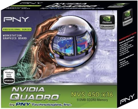 Nvidia Quadro NVS 450 od strane PNY 512MB GDDR3 PCI Express Gen 2 X16 Quad DisplayPort ili DVI-D SL