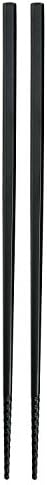 Akebono PM - 375 štapići za jelo od tornada, Crni, 7,1 inča , proizvedeni u Japanu, komercijalni materijal, žljebovi na vrhu, Neklizajući, Rukohvat