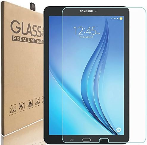 KIQ [2 Pakovanje] Galaxy Tab E 9.6 SM-T560 Zaštita ekrana od kaljenog stakla, 9h tvrd 0.30 mm bez mjehurića protiv ogrebotina samostalno prianjanje lako se instalira Za Samsung Galaxy Tab E 9.6 T560