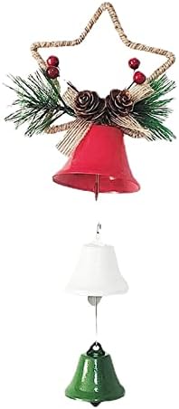 Božić zvono ukras privjesak božićno drvo ukras privjesak Božićno zvono kristalne perle zavjese za