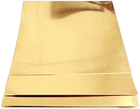 Metalna bakarna folija bakarni lim mesing Cu metalni lim folija ploča glatka površina izuzetna Debljina organizacije 0.03 in / 0.8 mm, mesing ploča mesing ploča bakarni listovi ( veličina: 200mmx300mm / 7.9 inchx