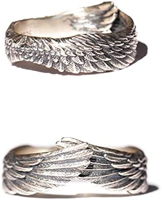 Prsten za ženske nakit poklon Vintage oblikovanje krila za otvaranje vjenčanica za žene Podesivi angažmanski prstenovi