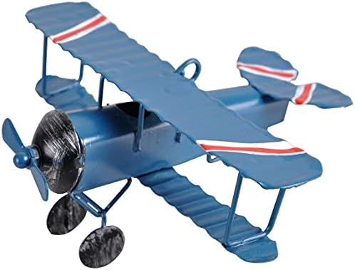 TTKBHHQ 3pc Vintage Metal Avioni Model Iron Retro zrakoplova Glider Biplane Privjesak Model Airplane Kids