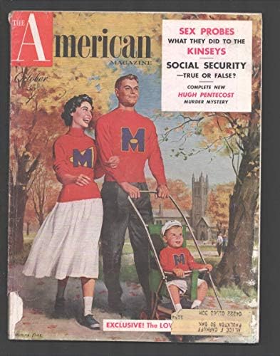 Američki magazin 10/1953-cover art Morgan Kane-Hugh Pedesetnica pulp fiction-klasični oglasi