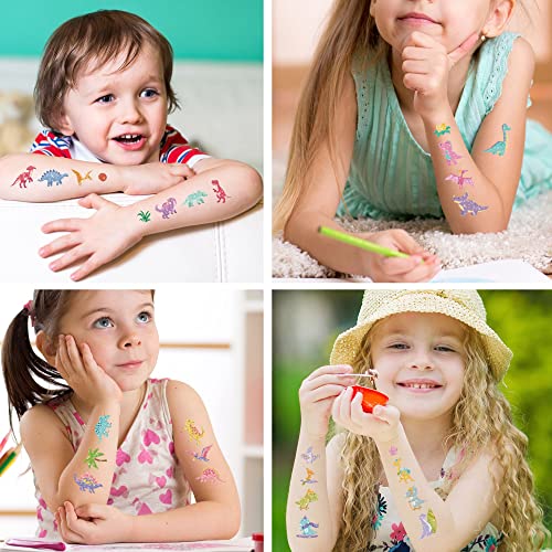 jctato 10 listova blistaju privremene tetovaže za djecu crtani dinosaur lažne tetovaže naljepnice za djecu za dječake Djevojke za rođendanski pokloni Stranica