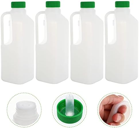 Yardwe plastične bočice za mlijeko 8 kom flaša za ishranu jagnjetine za stoku, bočica za dojilje, kapa za bradavice za stoku, plastična posuda za kozje mlijeko