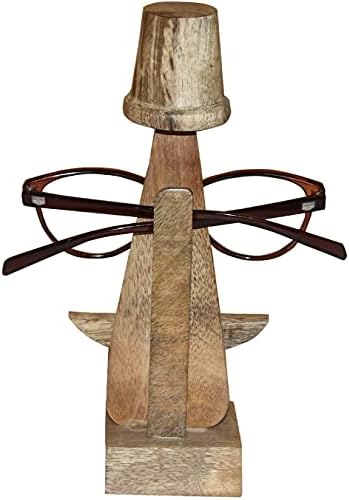 Ručno rađeno drvo u obliku naočara u obliku nosa stalak za naočare sa brkovima u Mango Wood 