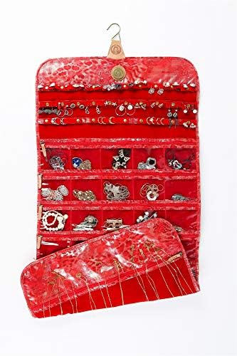 Angelina's Palace Tenby nakit Dvostruki bočni vješalica Organizovanje kuka za kucanje nakita za skladištenje 24 naušnice 28 narukvica torbice Satovi Džepni 40 Ogrlice petlje