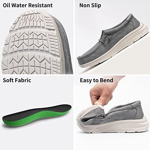 Muške cipele za cipele Radne Ležerne cipele neklizajuće udobne lagane cipele za usluge hrane mokasine za pješačenje vozača platnene cipele Chef cipele otporne na klizanje