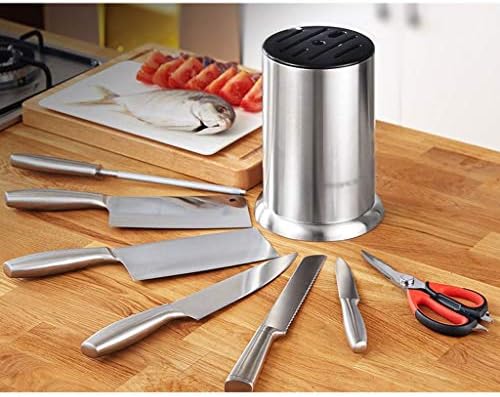 Slamnati kuhinjski nož od nehrđajućeg čelika-držač noža za domaćinstvo držač noža za hranu stalak za kuhinjsku ostavu multifunkcionalni držač kuhinjskog noža
