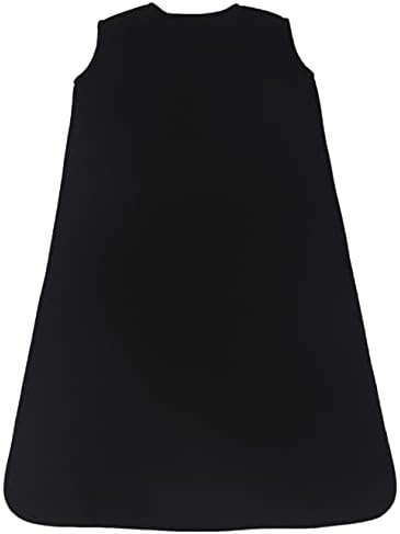 Belsden Micro-Fleece Baby Nosivi pokrivač 6-12m, Ultra meka udobna sigurna torba za spavanje i vreća Tog 1, Fit dojenčad Dječaci Djevojčice, crna, srednja