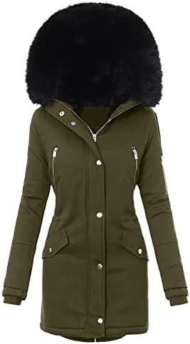 Zimska jakna za žene plus veličina dnevna zimski kaput rever ovratnik dugih rukava jakna vintage zgušnjava kaput