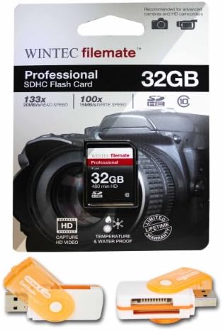 32GB klasa 10 SDHC memorijska kartica velike brzine za kamere serije Panasonic DMC-FH25 DMC-FH27. Savršeno