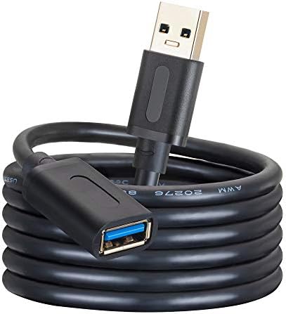 USB 3.0 produžni kabel 25ft, USB 3.0 ekstender Cord Type A mužjak do žene za Playstation, Xbox, USB fleš uređaj, čitač kartica, hard disk, tastatura, štampač, skener