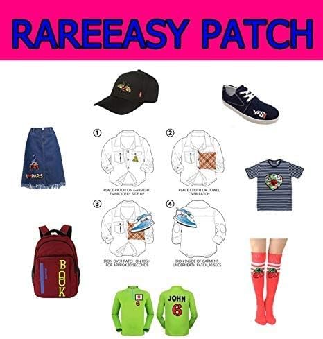 Rareeasy Patch set 2 kom. Mini ružičaste gljive patch jacke Polo ručni ruksaci kapu primjeni izvezeni sew gvožđe