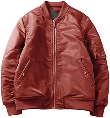 Maiyifu-GJ muške jakna za let proljeće casual softshell bomber kaput odvojena odjeća Vintage Full-Zip Vojni vjetar