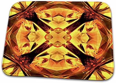3drose Zlatni Kaleidoskop jarko reflektirajuće nijanse zlata... - Prostirke Za Kupatilo