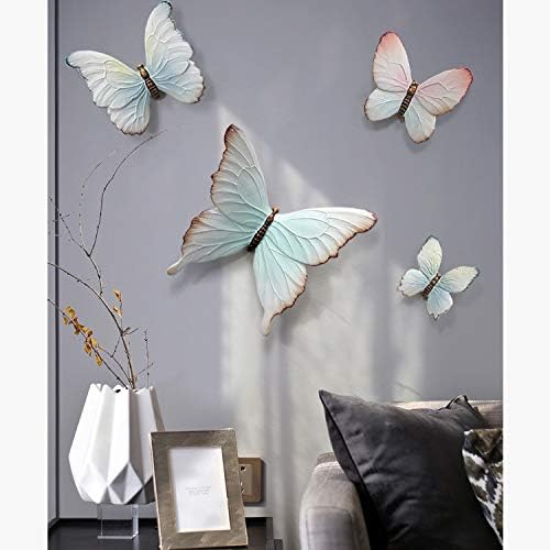 PDGJG leptir zidna viseća dnevna soba Sofa TV pozadina Zidna dekoracija privezak Kreativni noćni