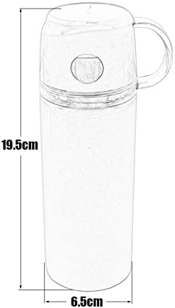 Aloncebwb Tumblers Vodene naočale odskočne poklopce od nehrđajućeg čelika Termos čaša Dvostruki sloj vakuumskih
