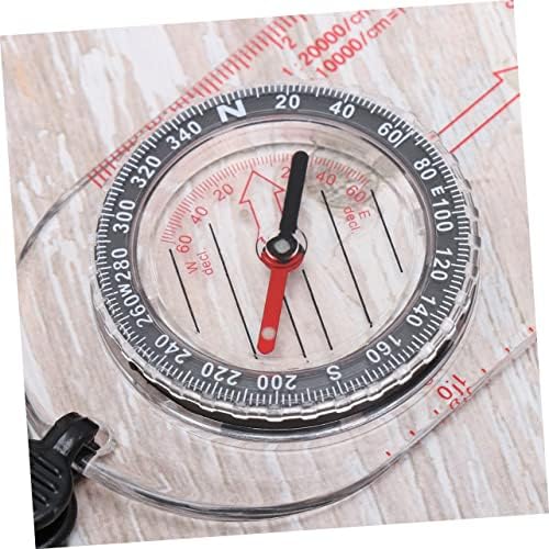 Claspeed 2pcs vanjski karton Kompas orijentiring kompas vanjski kompas Prijenosni višenamjenski kompas