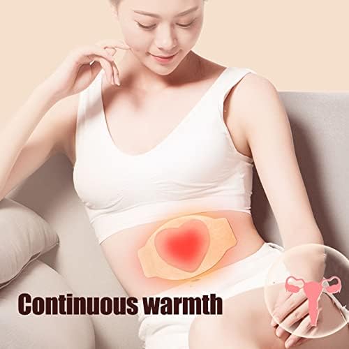 Menstrualna zakrpa za grejanje, 5pcs Stalno grijanje Mugwort menstruacija zakrpa poboljšava uvećanu grejnu površinu za zimu