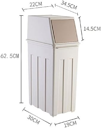 XY & amp; YD veliki mršavi elegantan kupatilo smeće, mala kanta za smeće korpa za uske prostore kod kuće ili ureda-c