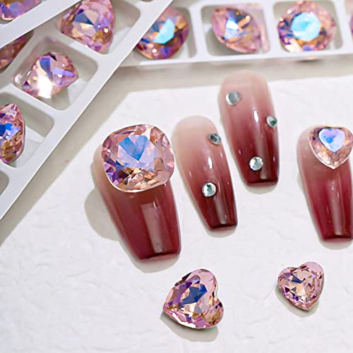 Square Nail Rhinestones umjetni dijamantski Set za nokte Nail Art Accessories dekoracija za Salon za nokte Home Diy
