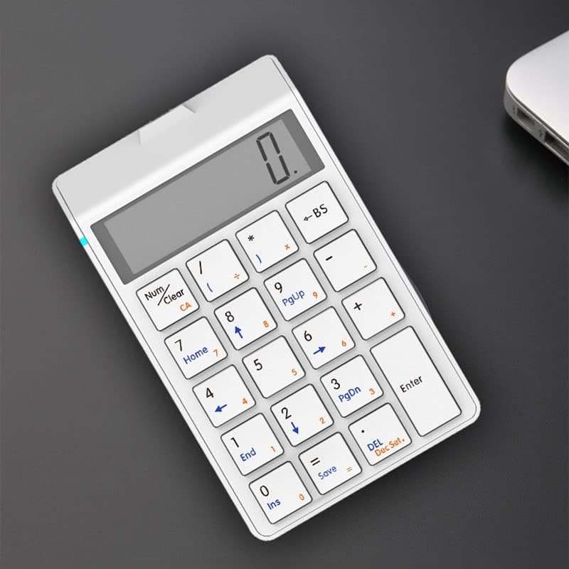 XWWDP Kalkulator KeyPod USB punjenje Financijsko računovodstvo Tastatura 12-znamenkasta Prikaz kalkulatora tastature Dvostruka upotreba (boja: crna, veličina