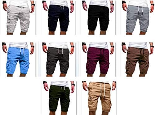 Andongnywell muške elastične pantalone za vežbanje u teretani brze suhe bodibilding pantalone za dizanje