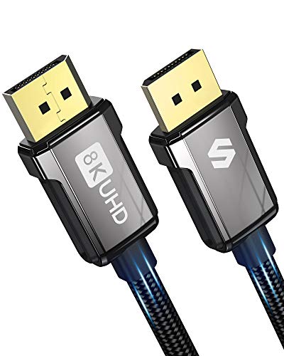 SILKLAND [VESA certificirani] 8K DisplayPort kabl 1.4 240Hz [8k @ 60Hz, 4k @ 144Hz, 2k @ 240Hz