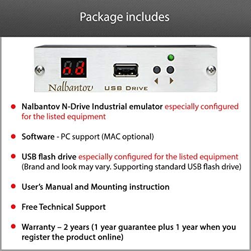 Nalbantov USB disketni disk Emulator N-Drive Industrial za Cybelec DNC 80
