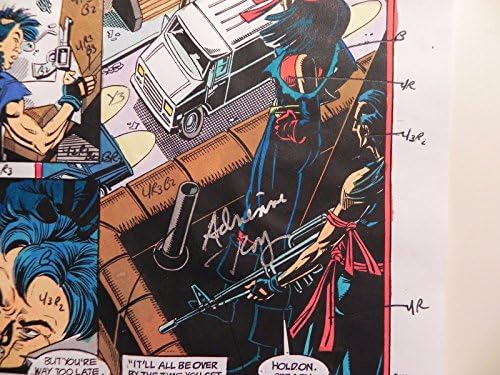 BATMAN SHADOW BOX dio # 1 vodič za boje potpisan od strane ADRIENNE ROY W / C. O. A PG 13