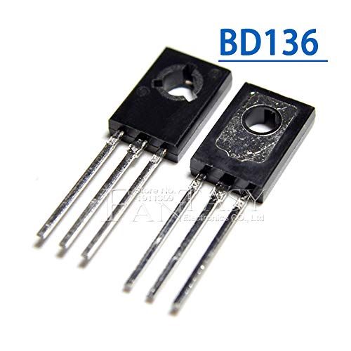 20pcs BD136 TO-126 PNP električni tranzistor izlaz 45V 15A