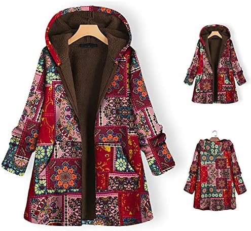 Hutjdha modna parka za žene super meka zima sa kaputima za kapuljače dugih rukava od poliesterske tuničke tunike