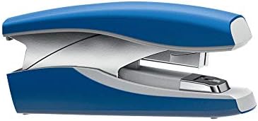 Leitz Softpress Nexxt serije 56030035 ravni metalni spajler za 30 listova Ergonomski oblik, uključujući spajalice plave boje