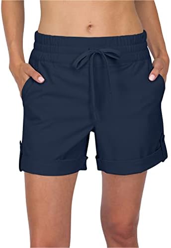 Tri šezdeset šest ženskih golf kratkih hlača - 5 inseam, brze suhe aktivne kratke hlače sa džepovima, podesivi potenciranje i rastezljivi pojas
