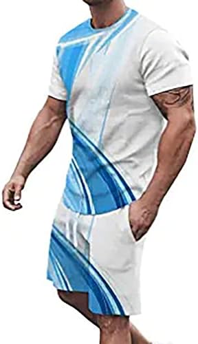 BMISEGM Summer Mens Workout Majica Muška 3D kratkih rukava kratkih kratkih kratkih kratkih kratkih rukava Tropska havajska kaput sportskih kratkih kaputa
