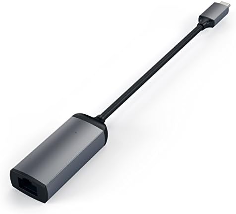 Satechi Aluminium Type-C Gigabit Ethernet Adapter-kompatibilan sa 2022 MacBook Pro / Air M2, 2021 MacBook