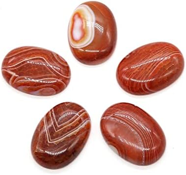 Prirodni kamen crveni agatski kvarcni ukras ne-porozne 25x35mm perle reiki ljekoviti modni nakit DIY dame prsten
