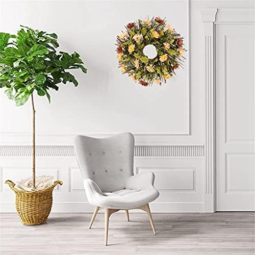 MGWYE WOVEN Jesen Chrysanthemum vijenac za prozorske zidne stranke, vjenčanja i domaće ukrase (boja: a, veličina