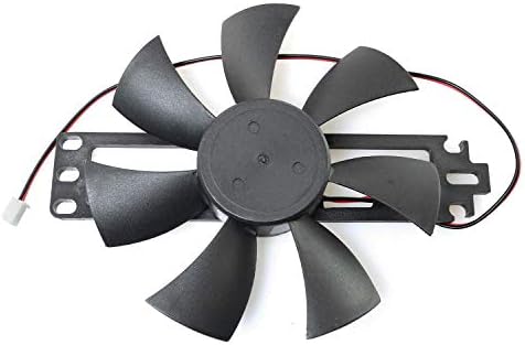 Magic & amp;shell ventilator za hlađenje 2kom Crni DC 18v plastični ventilator bez četkica za indukcijski