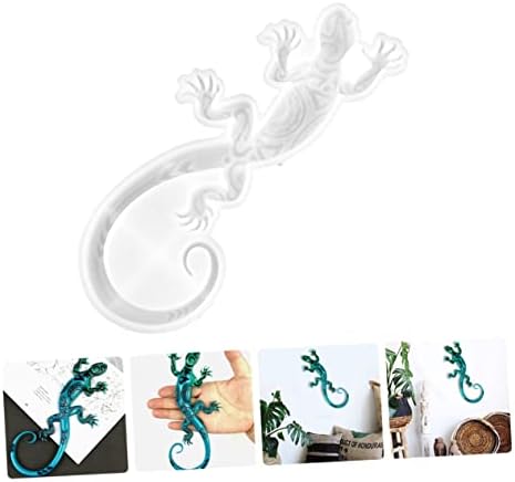 Coheali 5pcs Gecko ukras kalupa Fondant Kalupi Halloween Decord zidni obnaljci DIY dekor Lizard Zidno umjetno